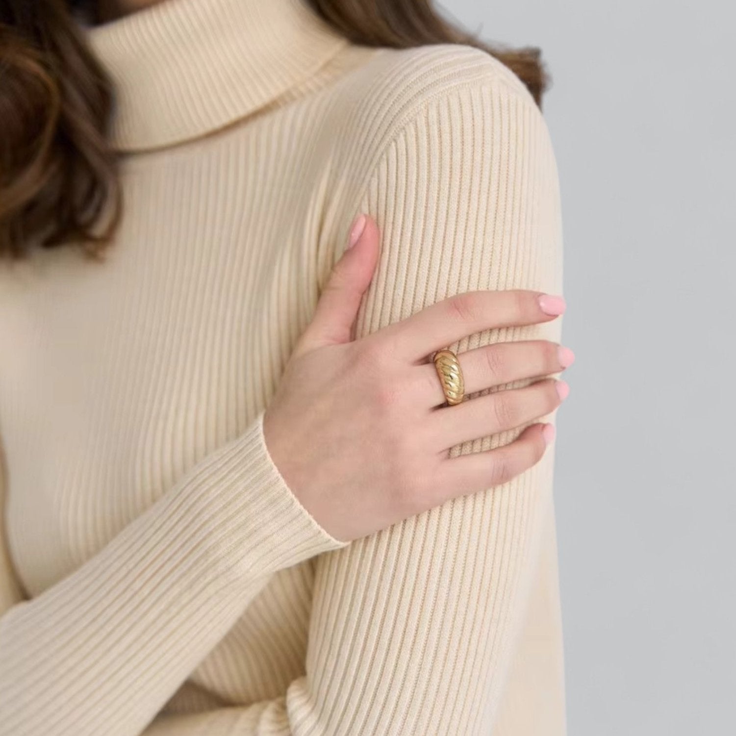 Valenti | Essential Stretchy Mock Turtleneck Pullover Soft Sweater