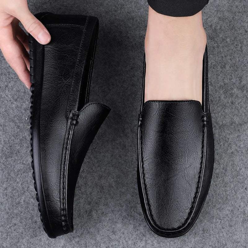 Valenti | Basic Leather Loafers for Men Business Shoes