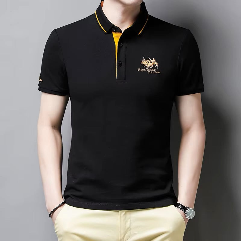Valenti | Short Sleeve Polo Shirt - Premium Cotton T-Shirt