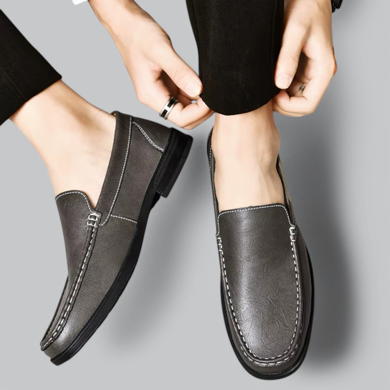 Valenti | Premium Leather Loafers - Business Shoes