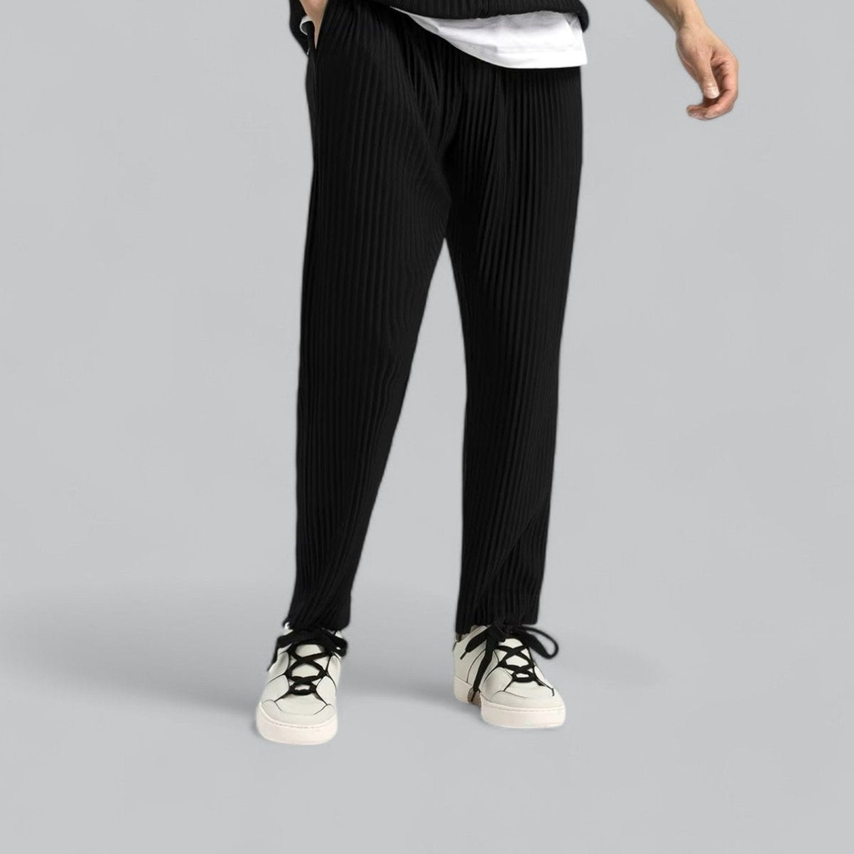 Valenti | Premium Relaxed Ribbed Pleated Outfit