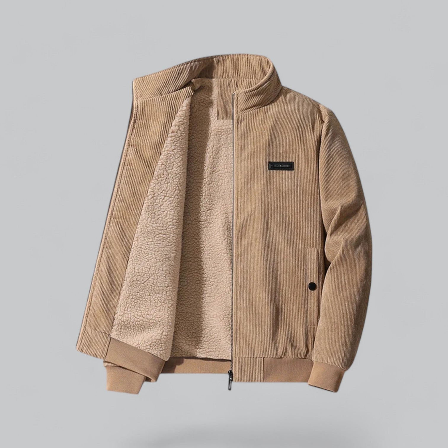 Valenti | Classic Soft Ribbed Fleece Winter Jacket