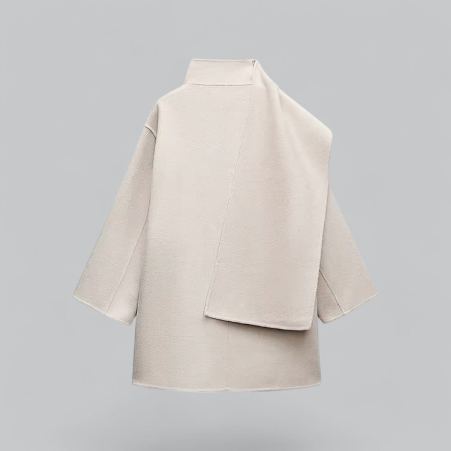Valenti | Classy Scarf Cape Coat Woollen Winter Jacket