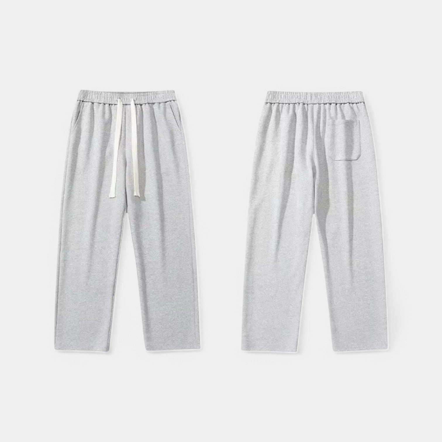 Valenti | Casual Straight Leg Joggers - Cotton Wide Baggy Sweatpants