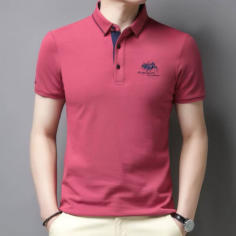 Valenti | Short Sleeve Polo Shirt - Premium Cotton T-Shirt