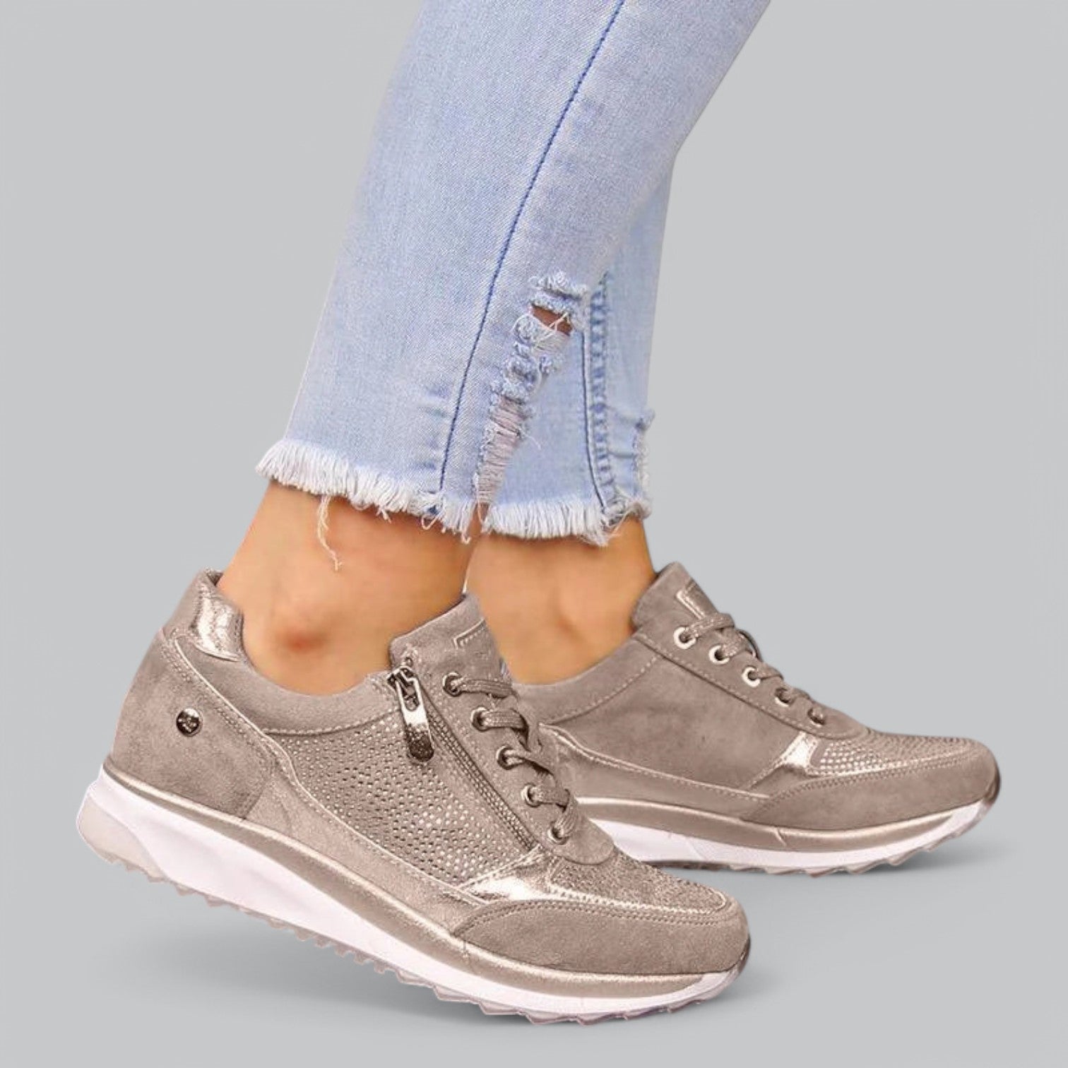 Valenti | Orthopaedic Breathable Zipper Sneakers