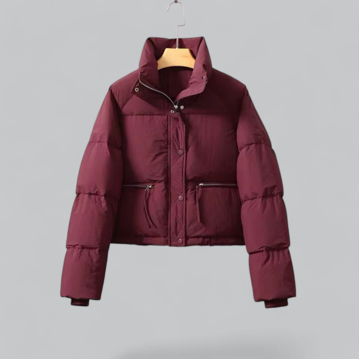 Valenti | Premium Puffer Jacket Cotton Padded Stand Collar Coat-VALENTI
