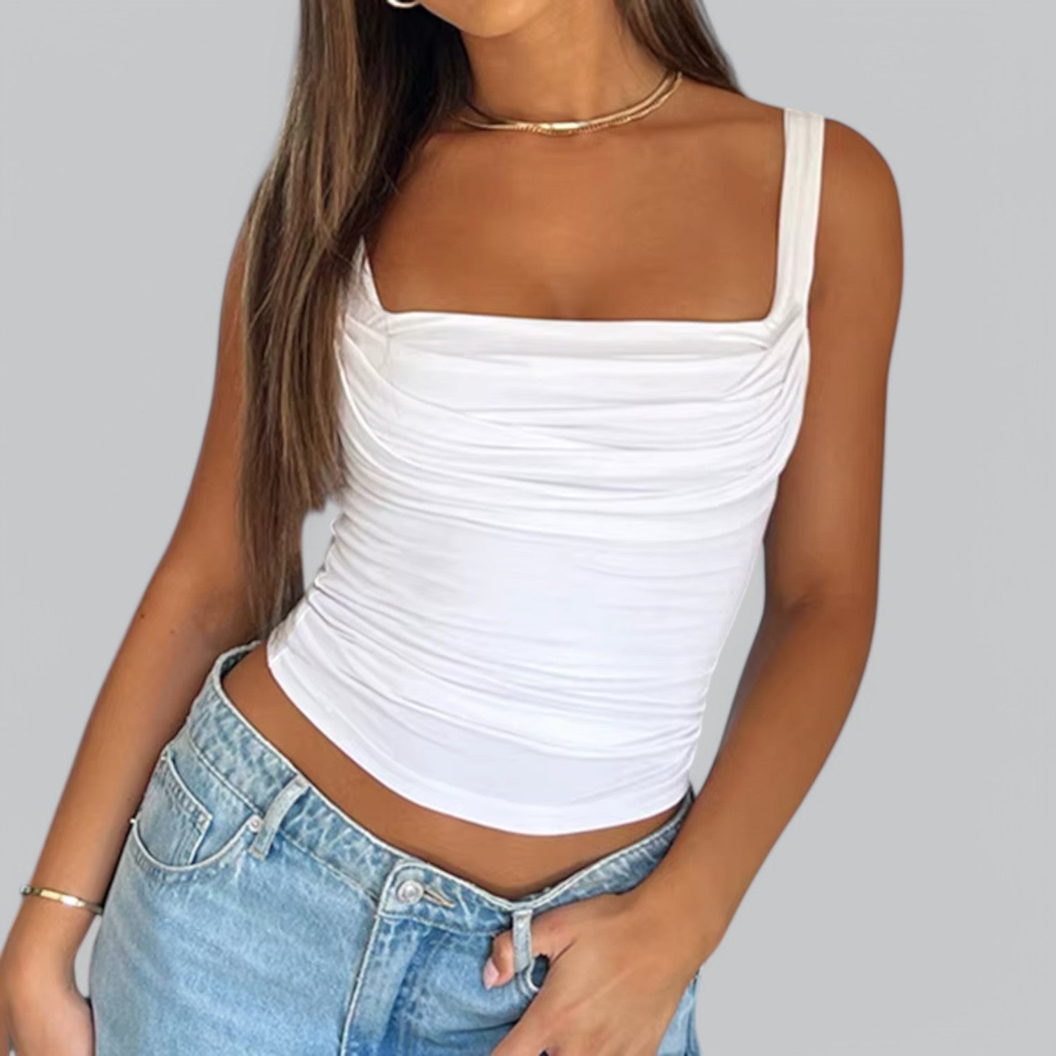 Valenti | Classy Tank Top - Backless Camisole
