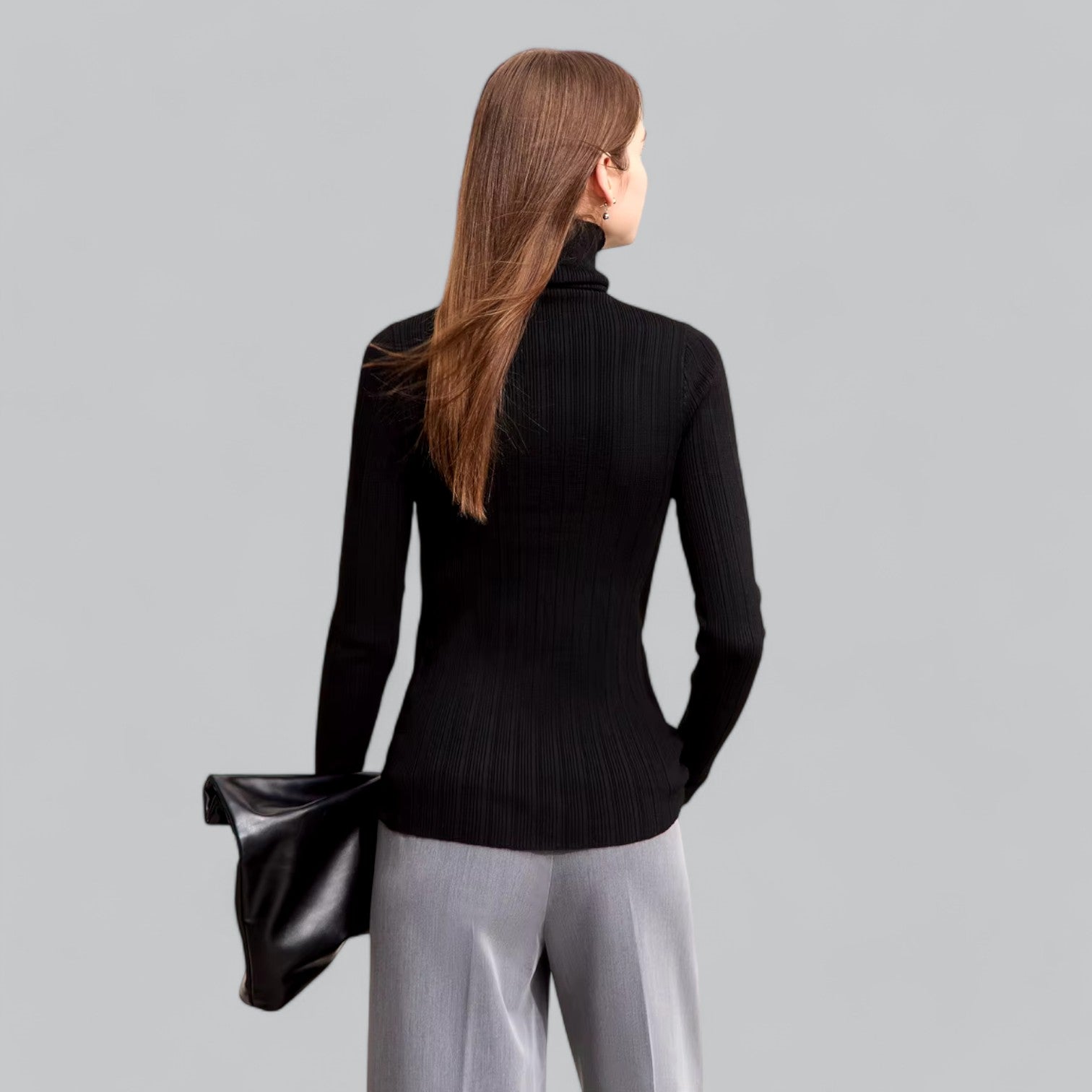 Valenti | Classy Luxury Cashmere Turtleneck Sweater Roll Neck Pullover