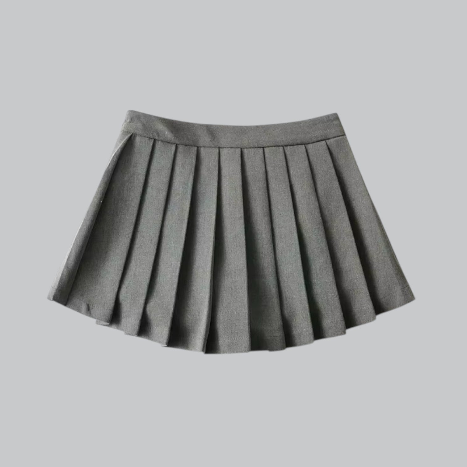 Valenti | Vintage Pleated High Waist Mini Skirt - Summer Skirt with Shorts