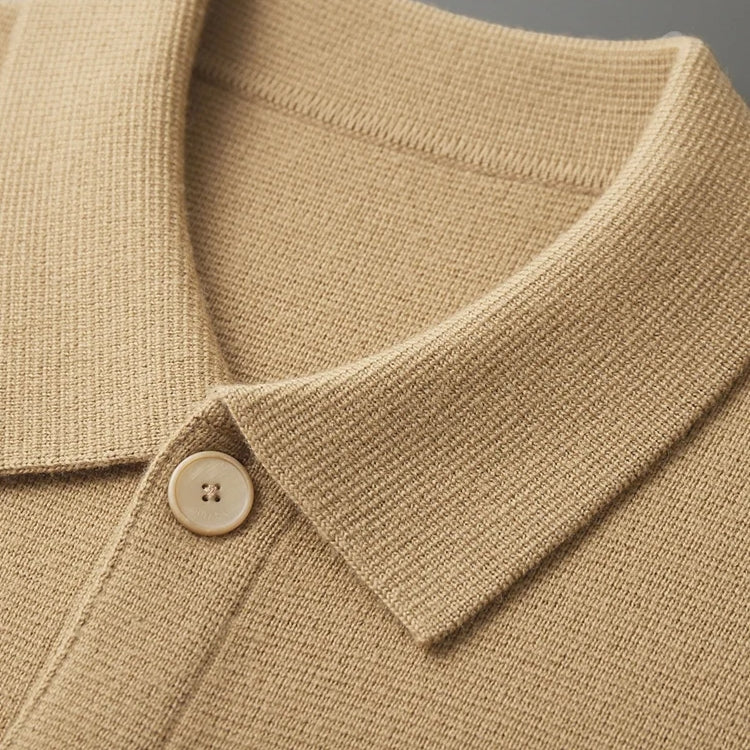 Valenti | Fine Cashmere Cardigan Premium Polo Jacket