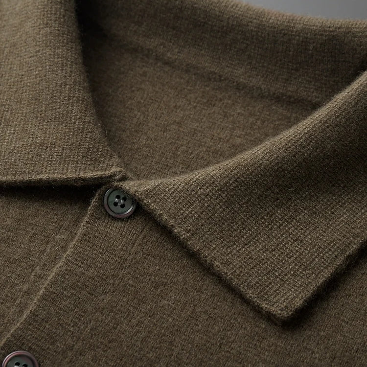 Valenti | Fine Cashmere Cardigan Premium Polo Jacket