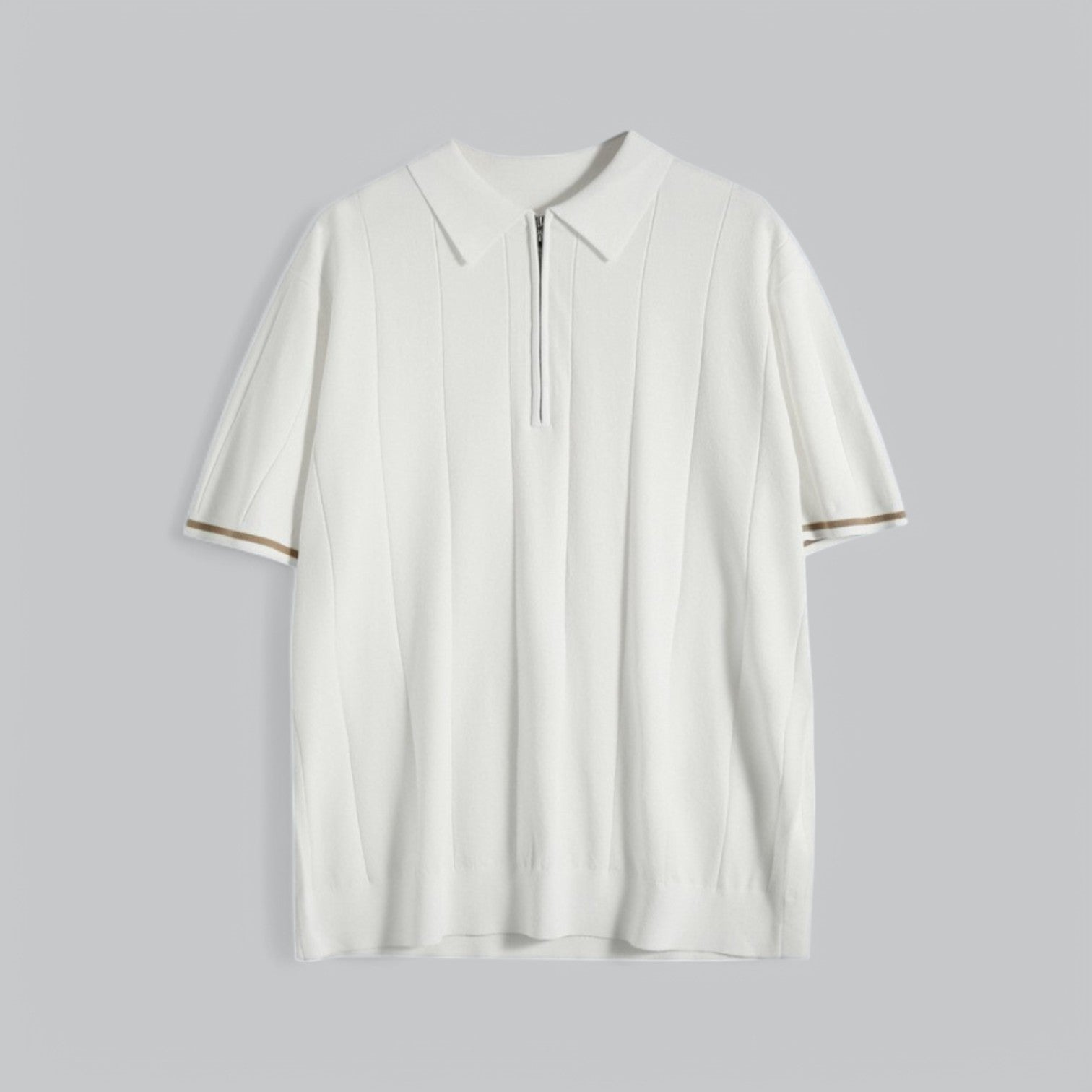 Valenti | Premium Cotton Polo - Quarter Zip Neck T-Shirt