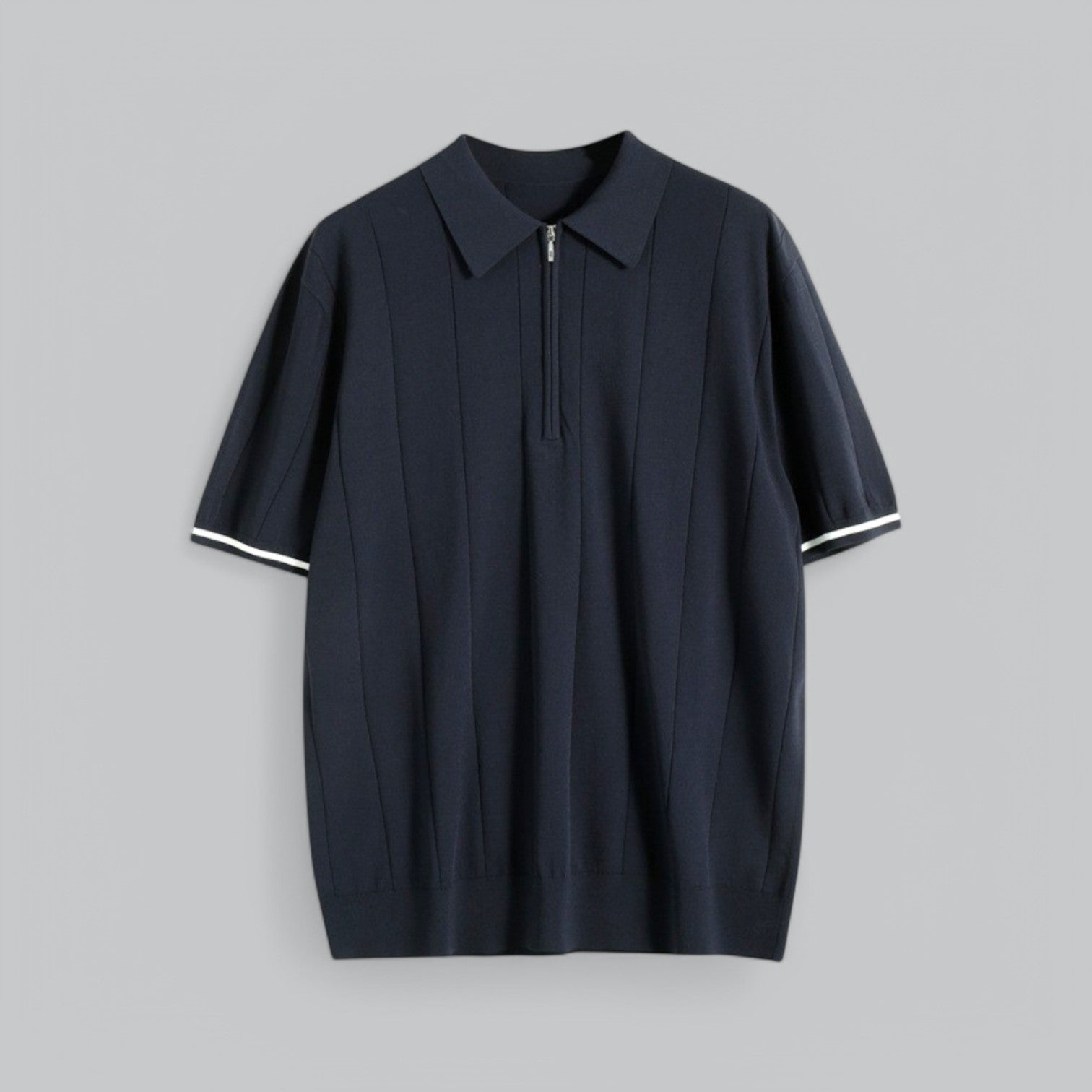 Valenti | Premium Cotton Polo - Quarter Zip Neck T-Shirt