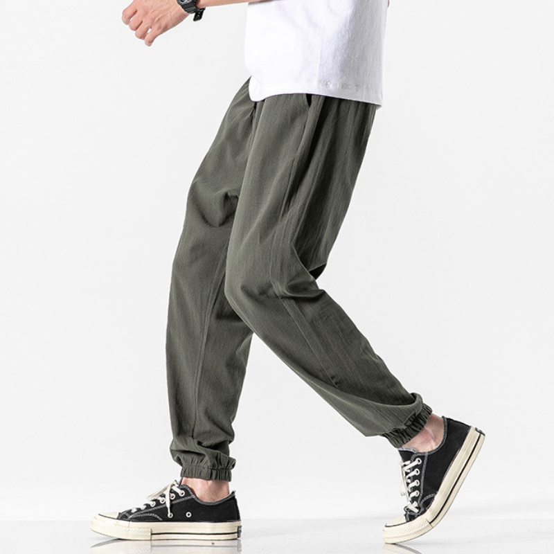 Valenti | Pure Linen Pants - Baggy Trousers