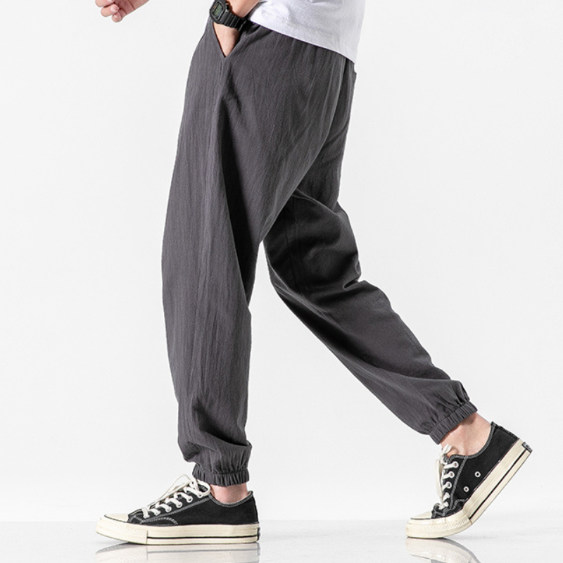 Valenti | Pure Linen Pants - Baggy Trousers
