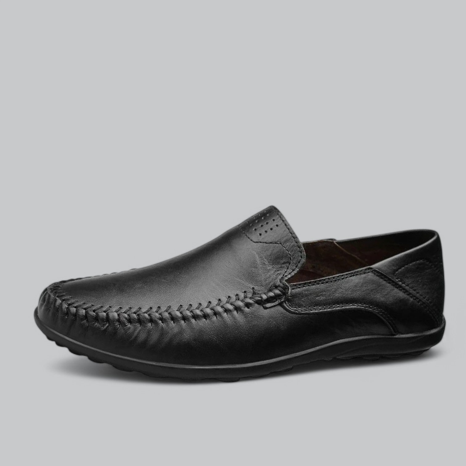 Valenti | Classic Leather Business Loafers - Loafer Shoes