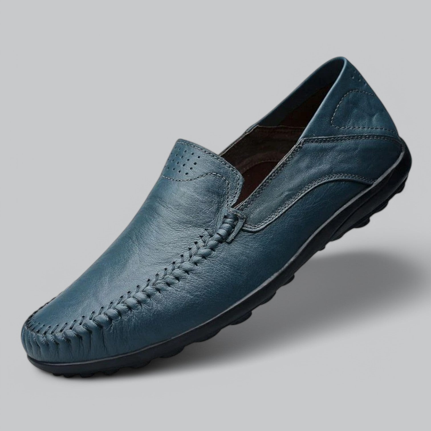 Valenti | Classic Leather Business Loafers - Loafer Shoes