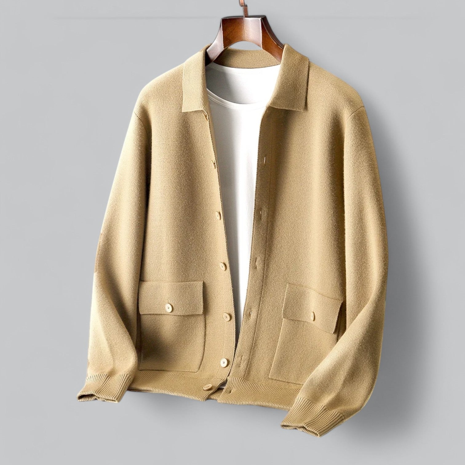 Valenti | Fine Cashmere Cardigan Premium Polo Jacket