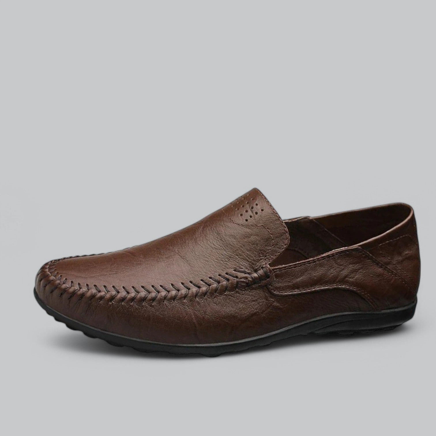 Valenti | Classic Leather Business Loafers - Loafer Shoes