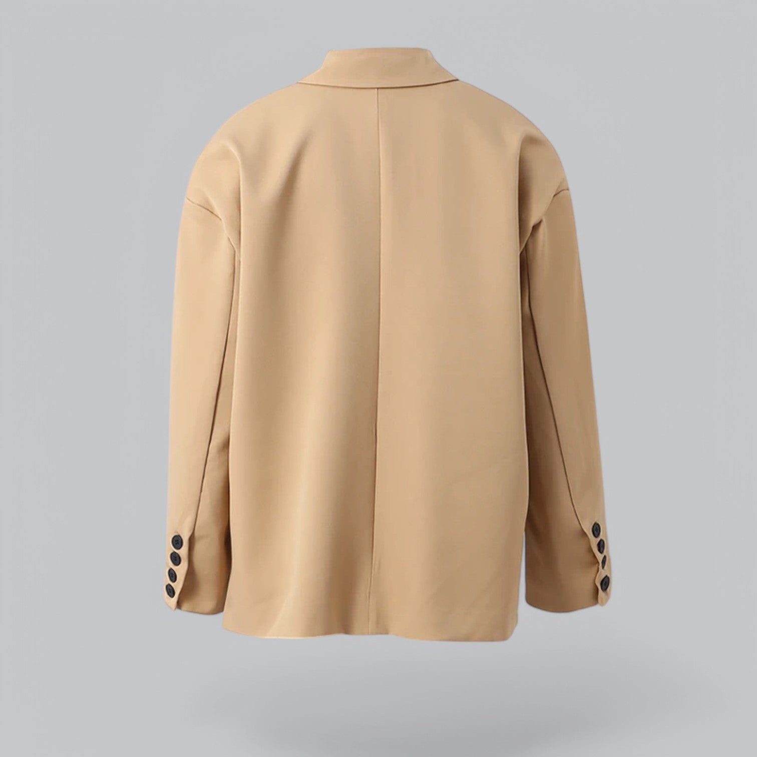 Valenti | Elegant Office Blazer - Over Coat with Shoulder Pads