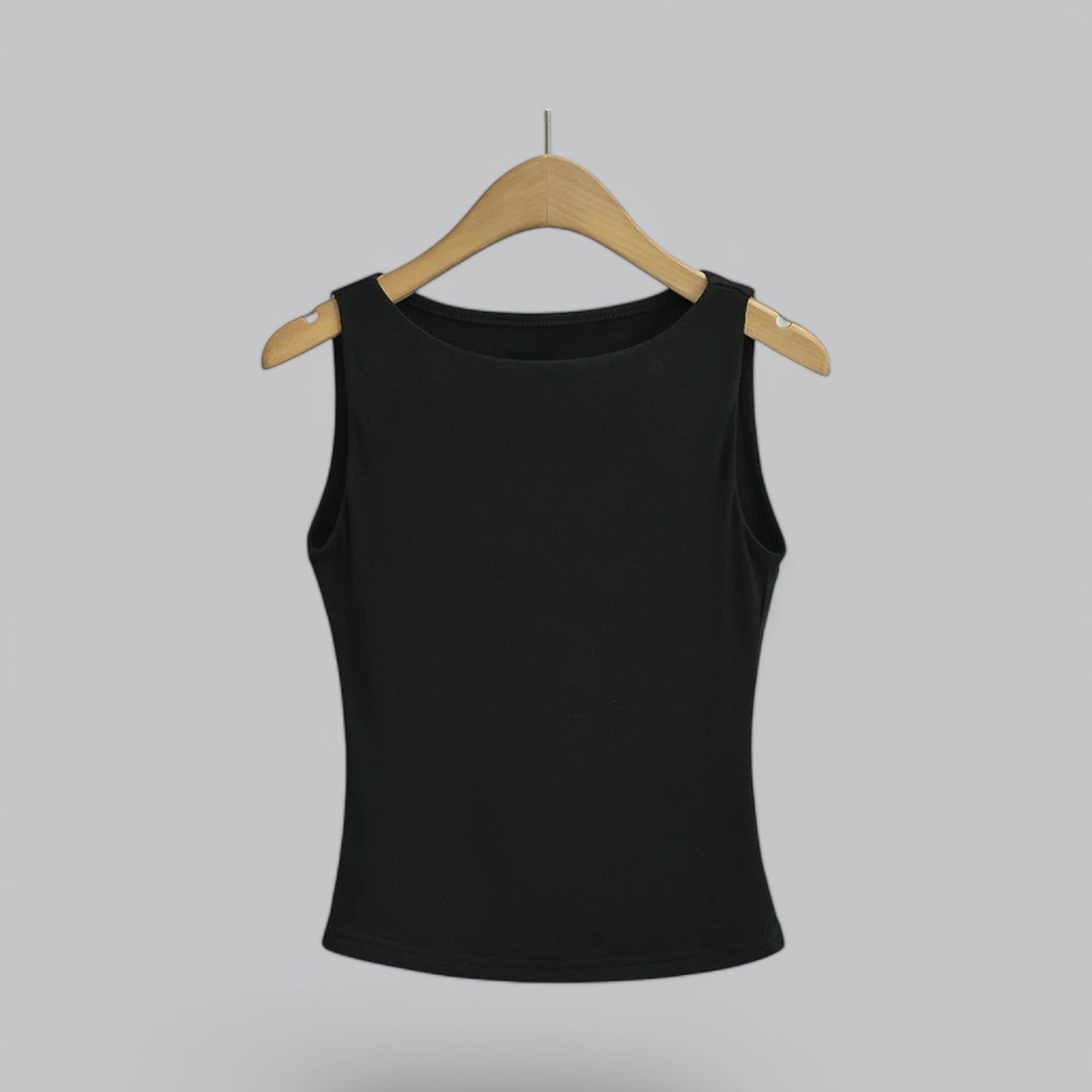 Valenti | Sleeveless Round Neck Shirt - Soft Cotton Tank Top