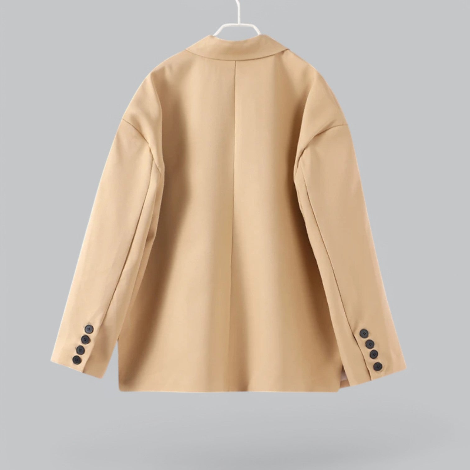 Valenti | Elegant Office Blazer - Over Coat with Shoulder Pads