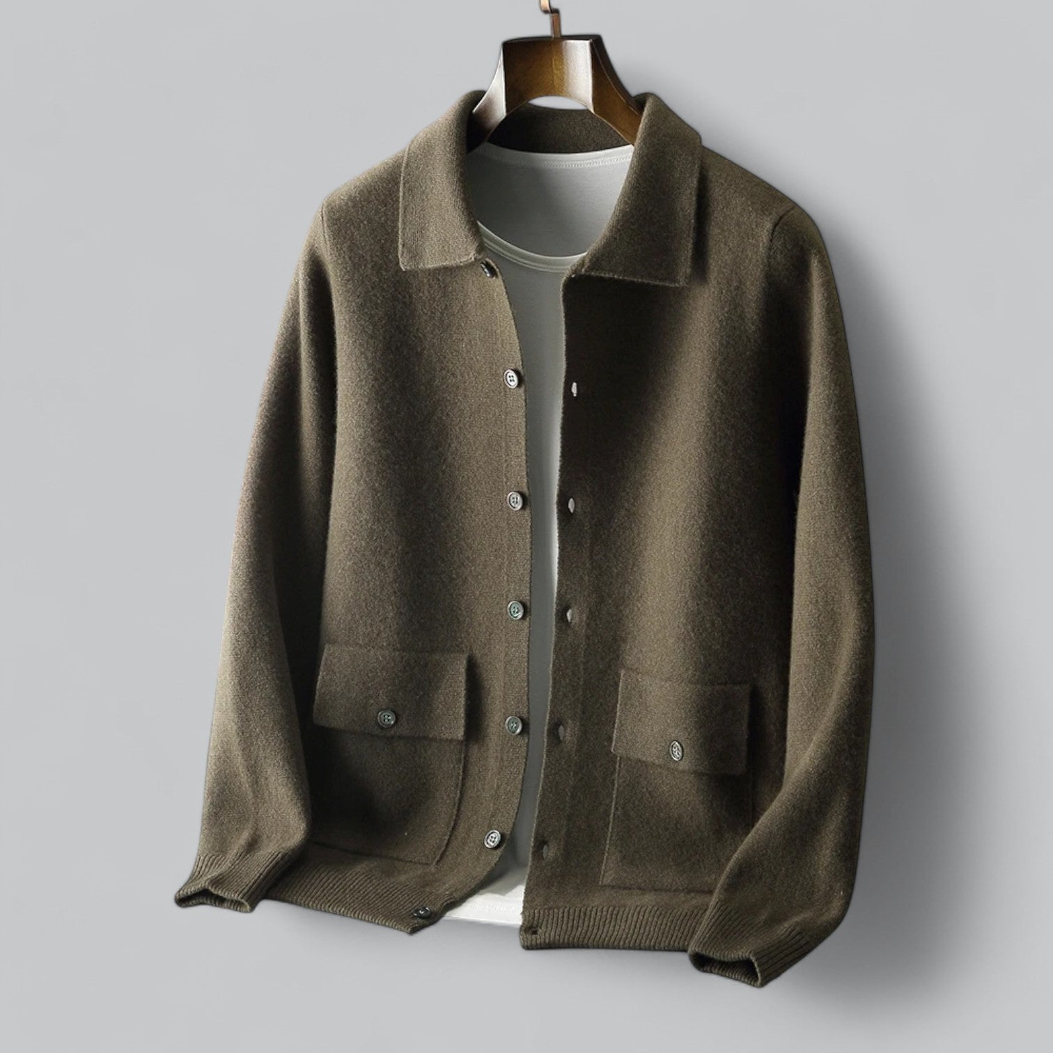 Valenti | Fine Cashmere Cardigan Premium Polo Jacket