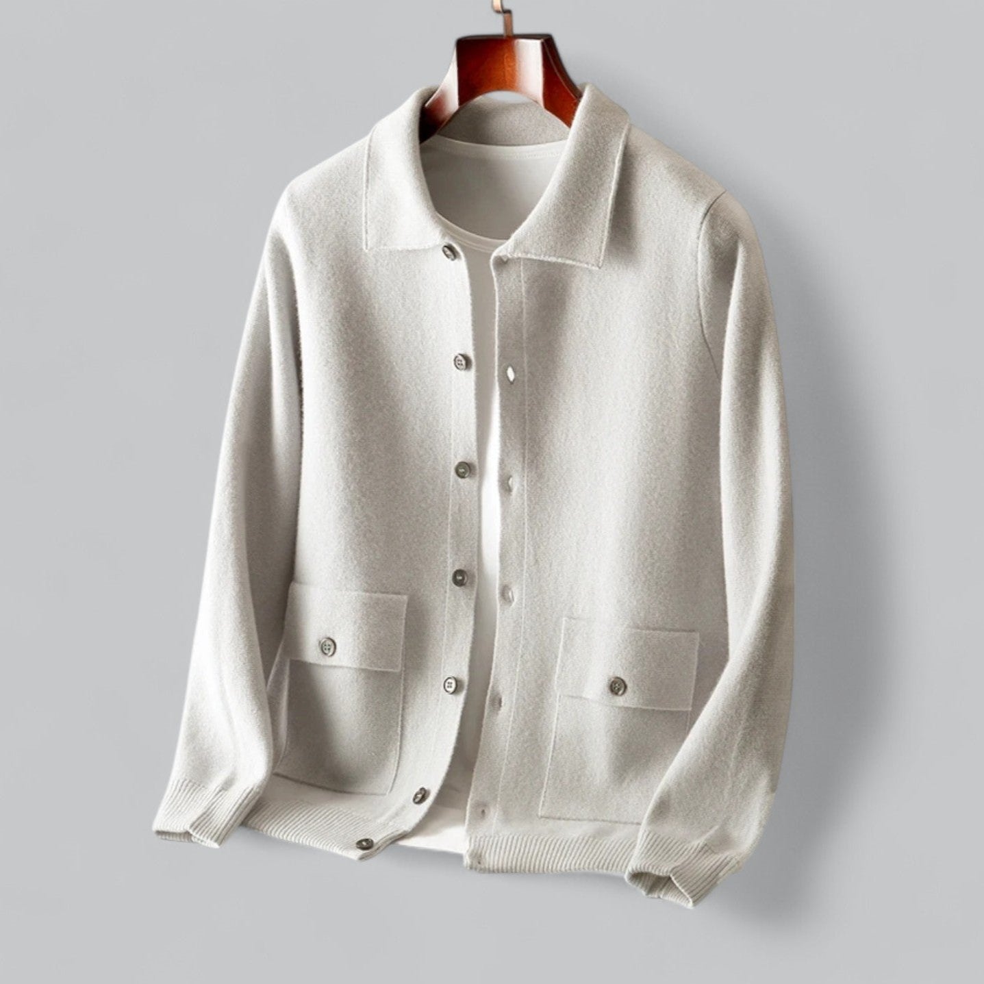 Valenti | Fine Cashmere Cardigan Premium Polo Jacket