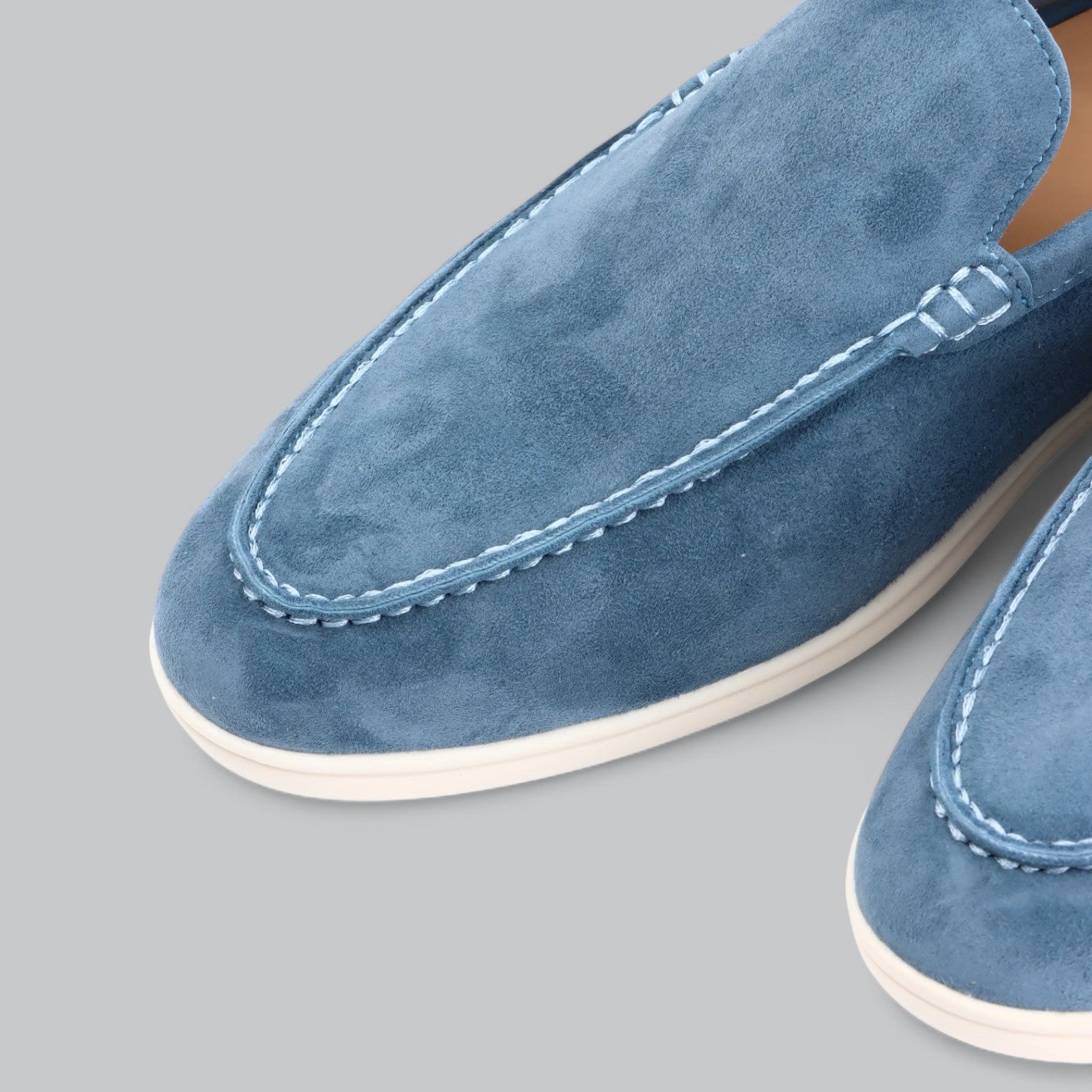 Valenti | Luxury Leather Loafers - Suede Moccasins