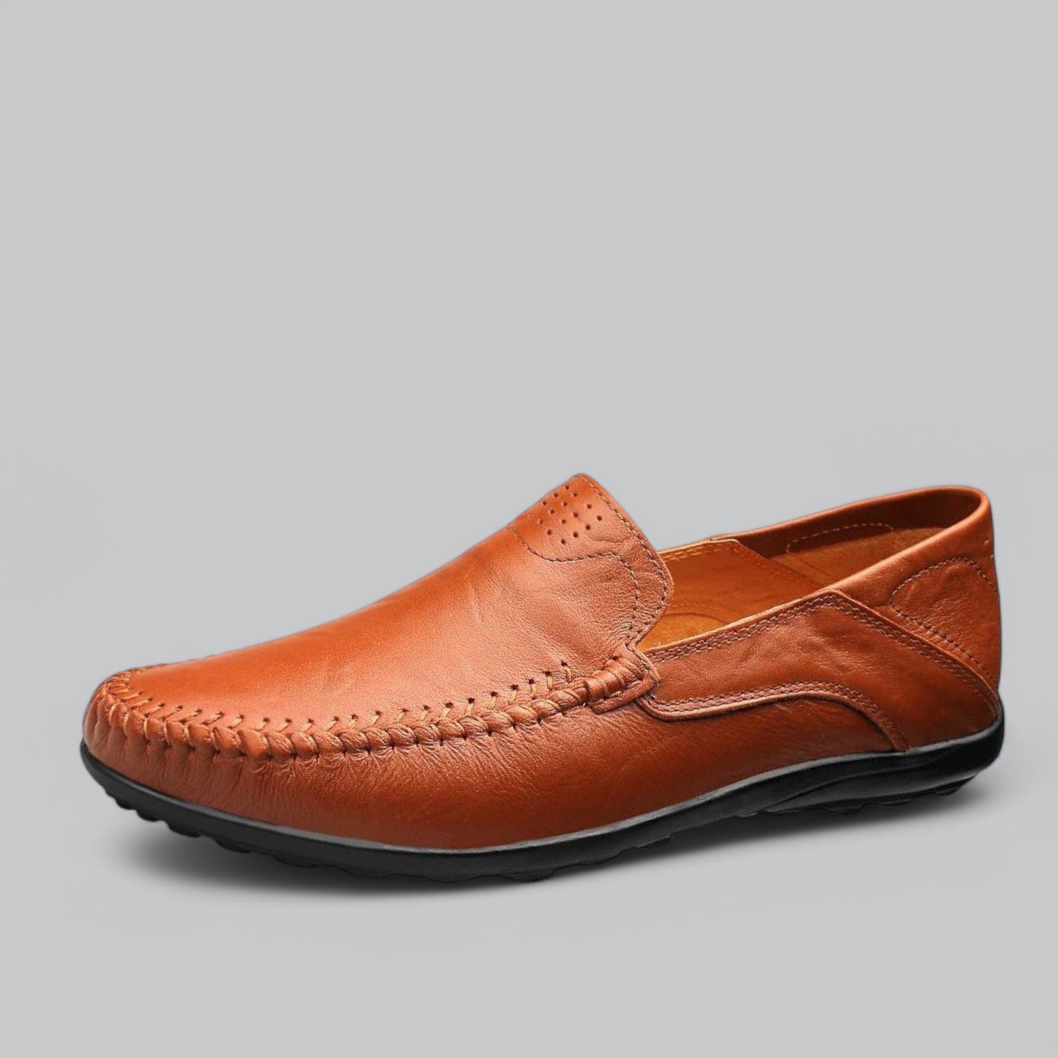 Valenti | Classic Leather Business Loafers - Loafer Shoes