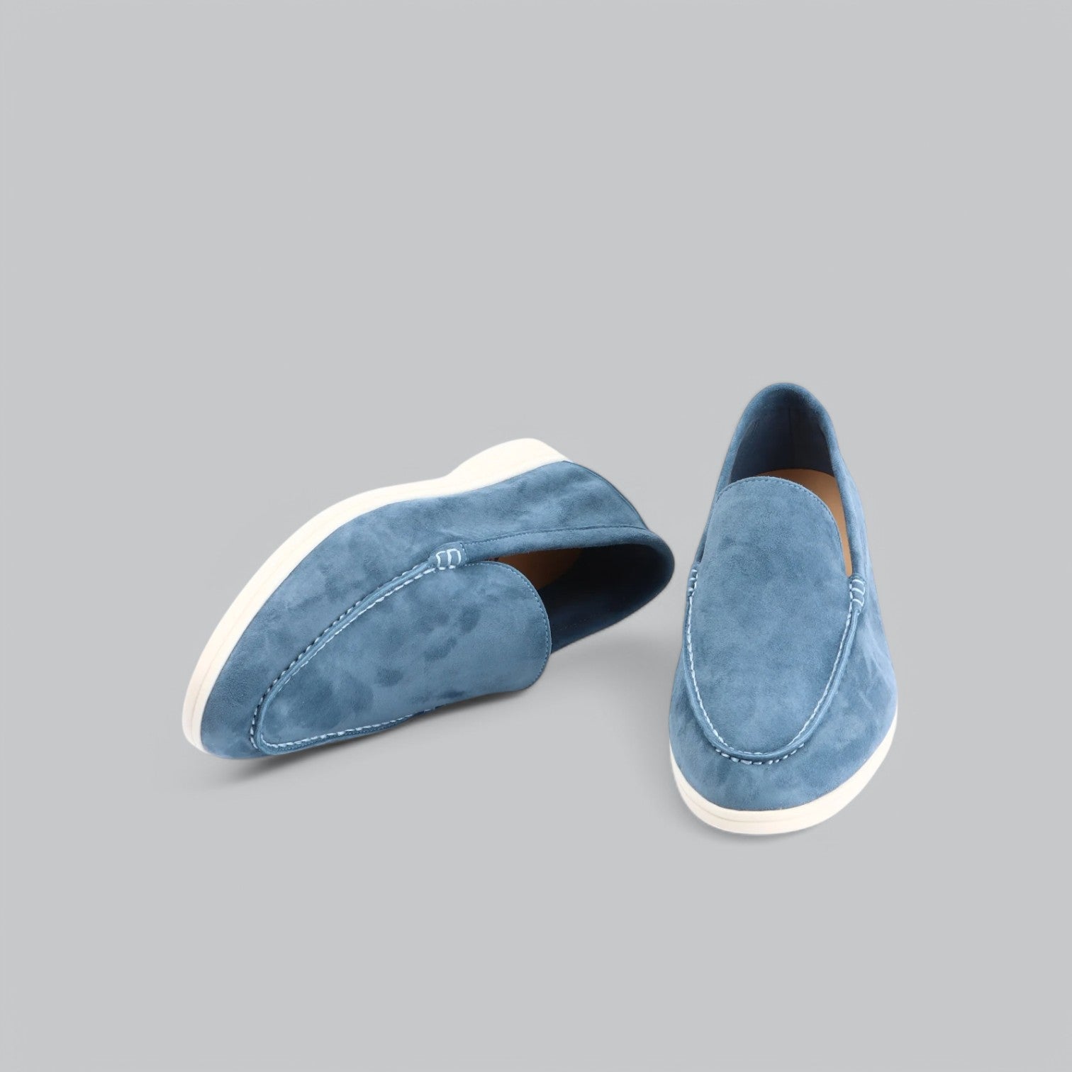 Valenti | Luxury Leather Loafers - Suede Moccasins
