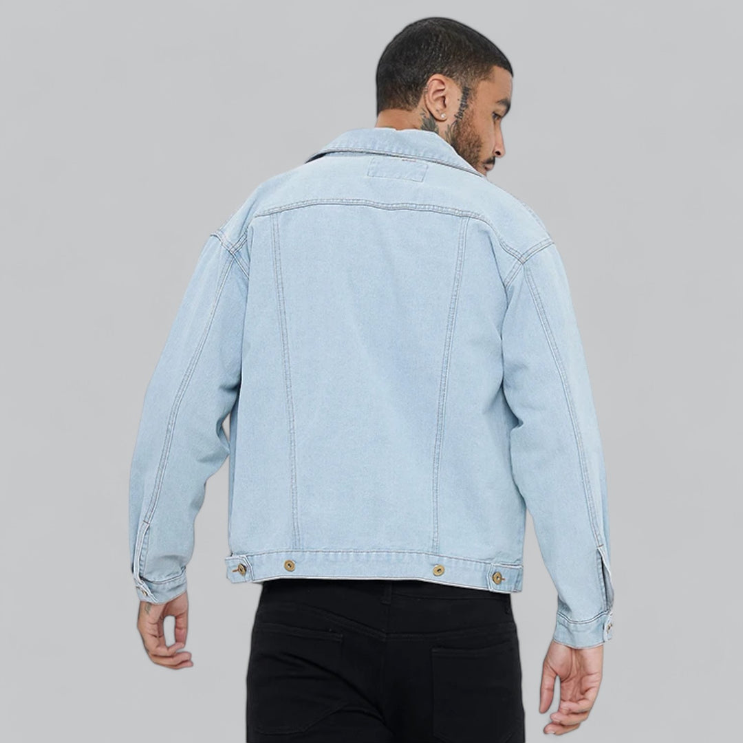 Valenti | Classic Plain Denim Jacket Relaxed Fit