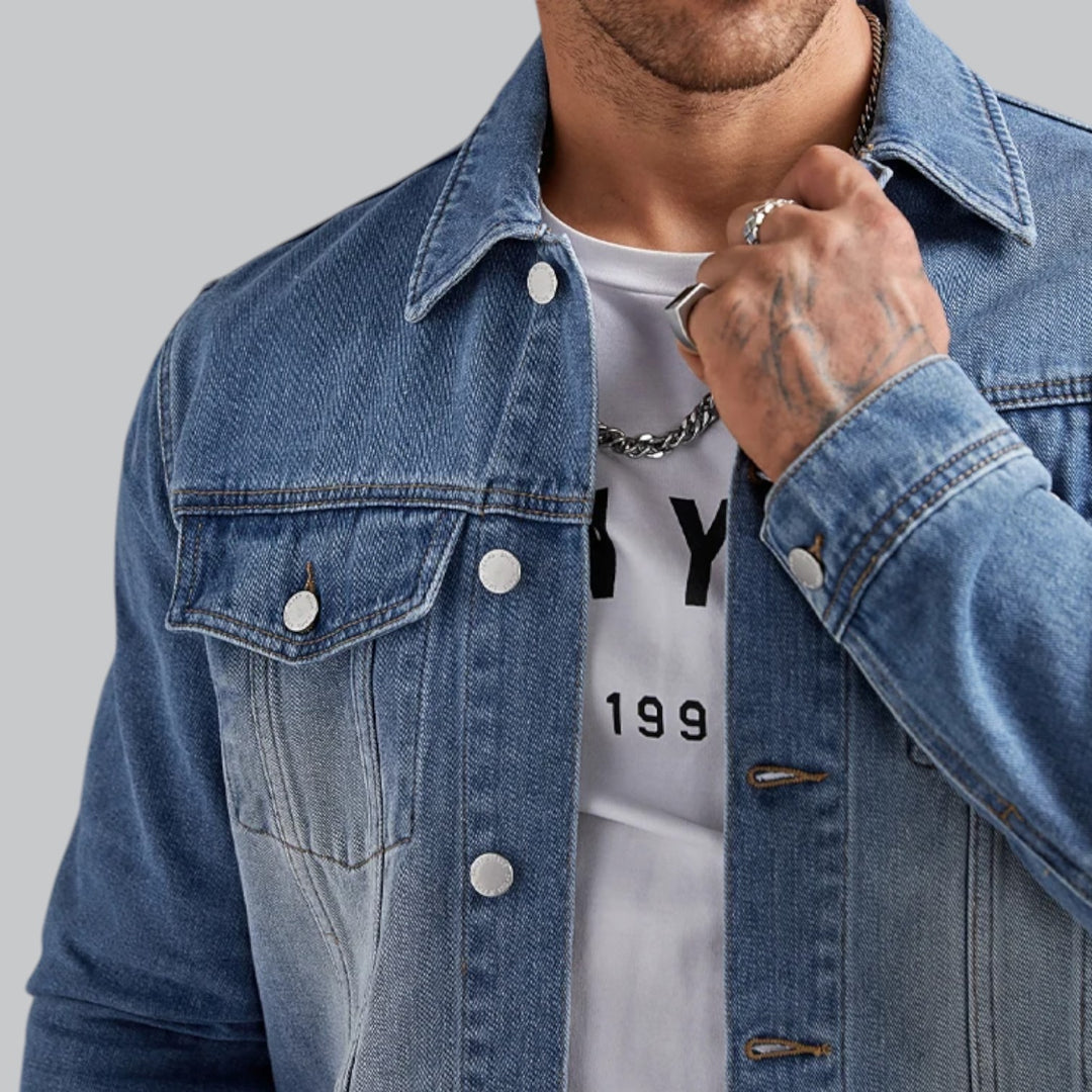 Valenti | Casual Denim Jacket Slim Fit