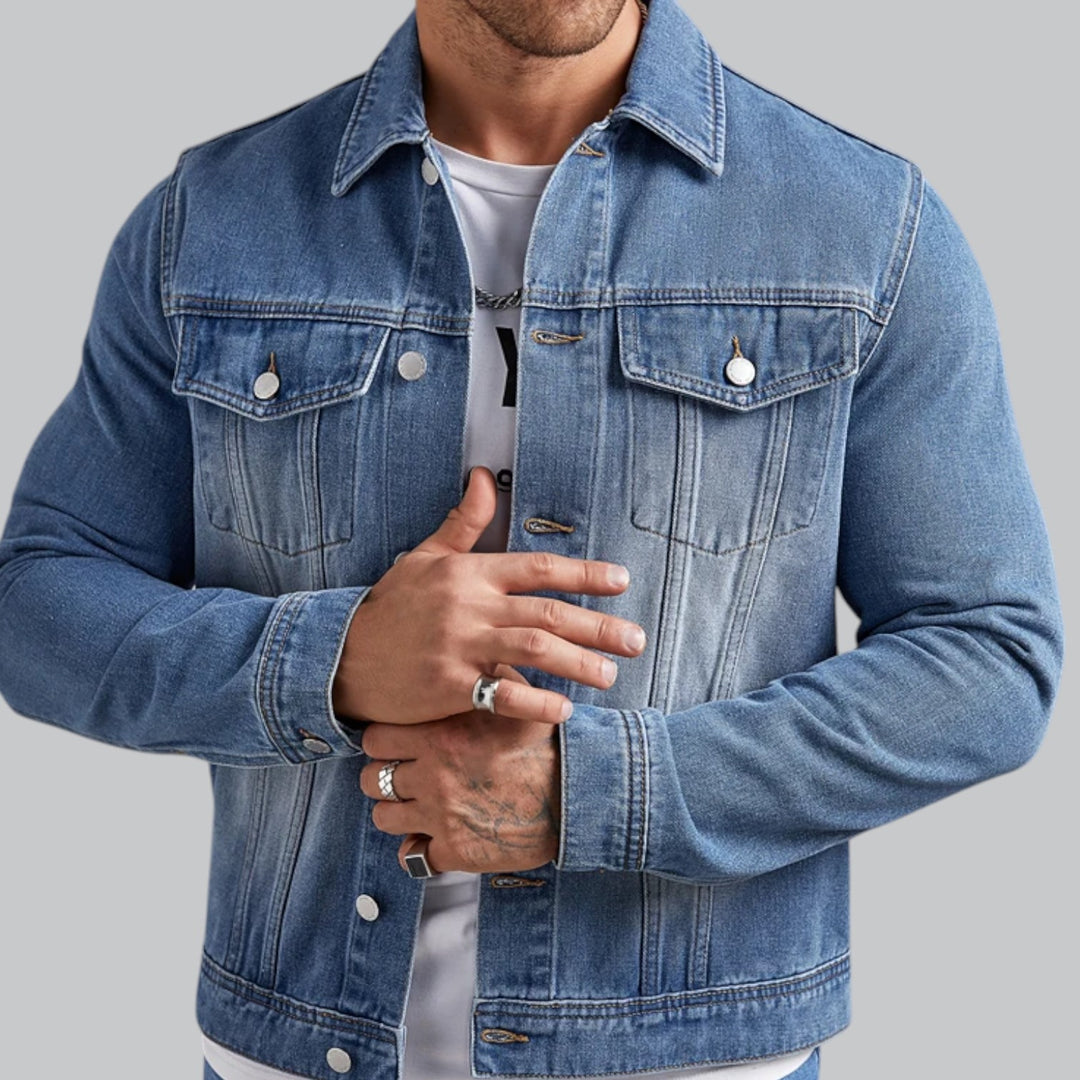 Valenti | Casual Denim Jacket Slim Fit