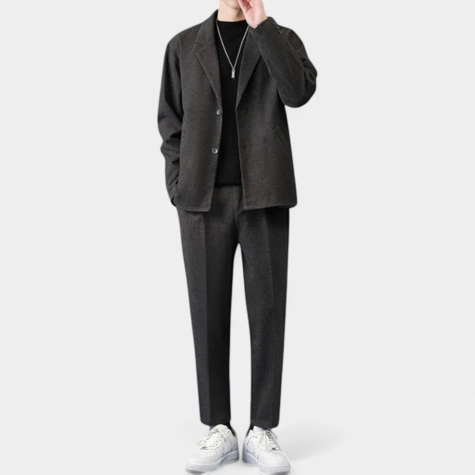 Valenti | Classic Wool Smart Two-Piece Suit - Slim Fit Blazer & Pants Set