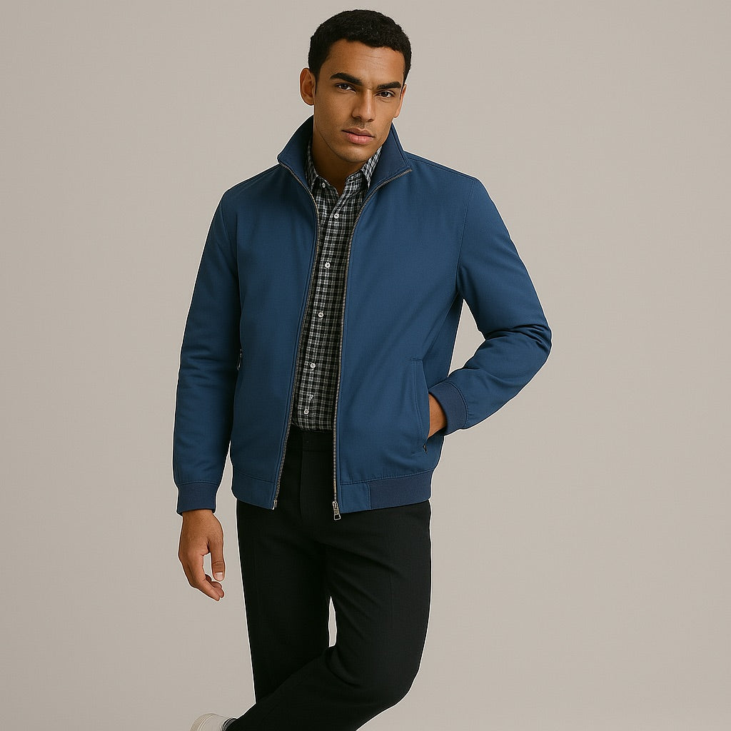 Valenti | Classic Harrington Jacket - Slim Lightweight Bomber