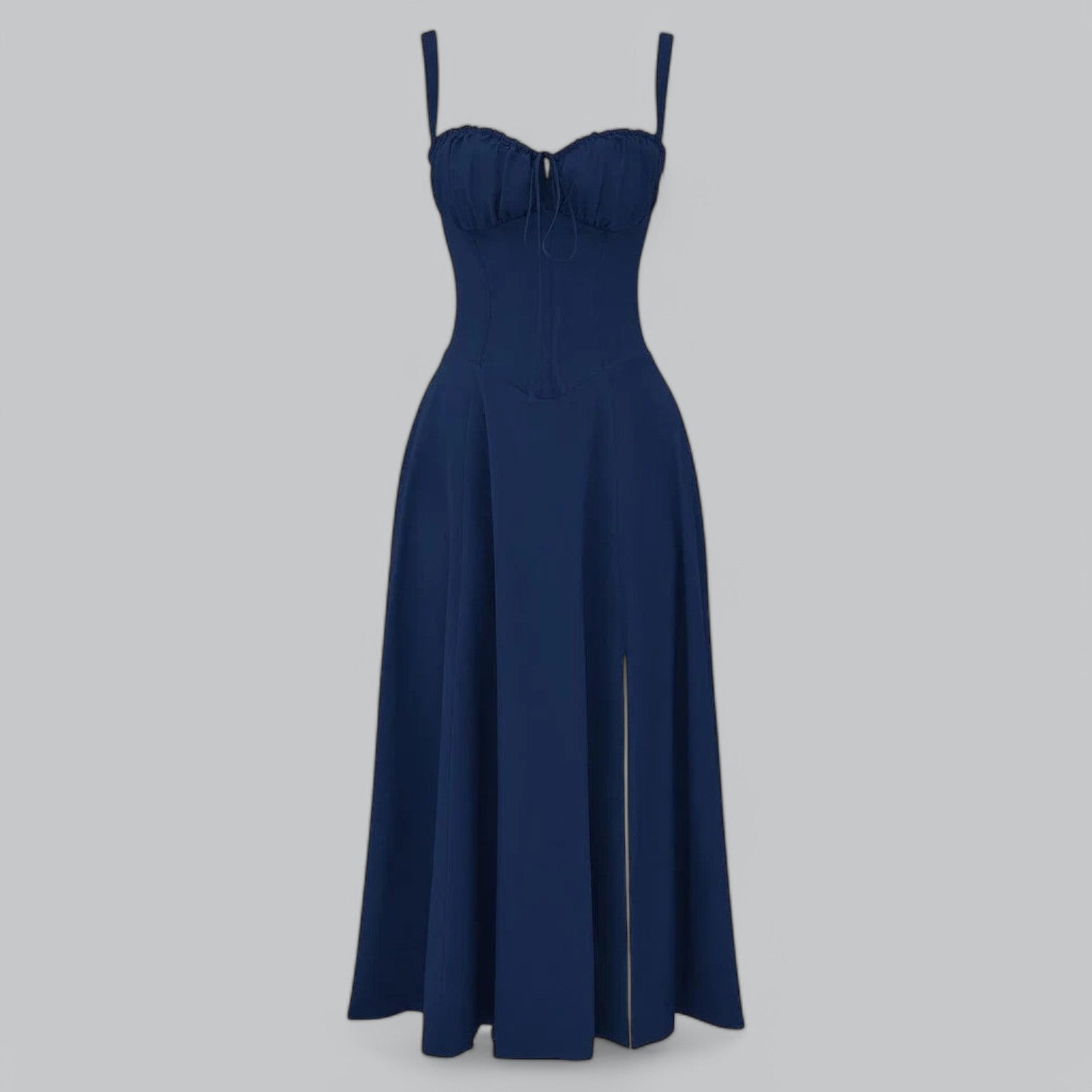 Valenti | Sleeveless Summer Dress - Elegant Slit Maxi Dress