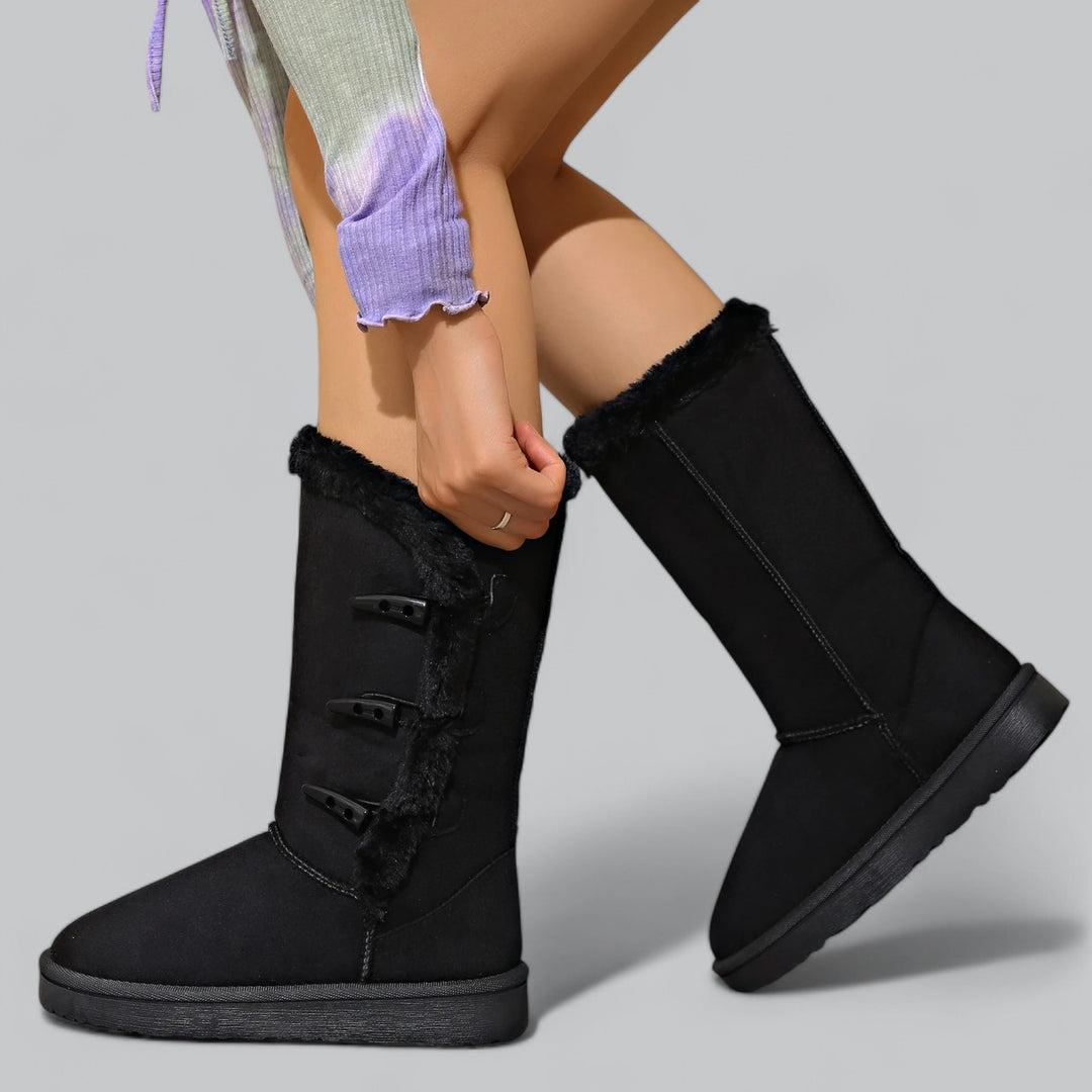 Valenti | Winter Plush Mid-Calf Snow Boots