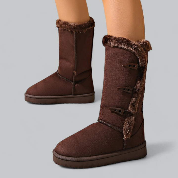 Valenti | Winter Plush Mid-Calf Snow Boots