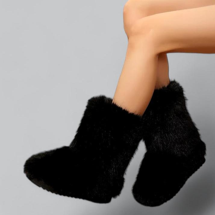 Valenti | Women's Faux Fur Plush Snow Boots Winter