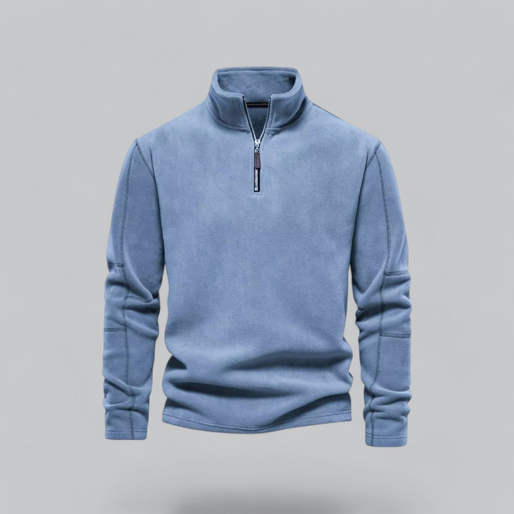 Valenti | Essential Fleece Quarter Zip Softshell Sweater