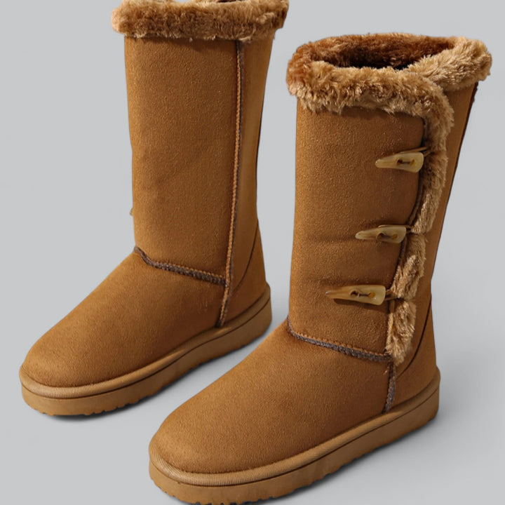 Valenti | Winter Plush Mid-Calf Snow Boots