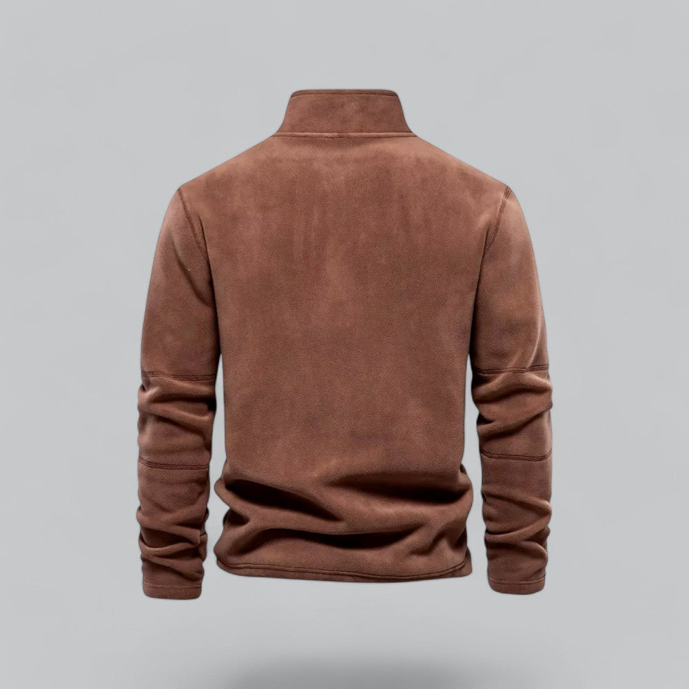 Valenti | Essential Fleece Quarter Zip Softshell Sweater