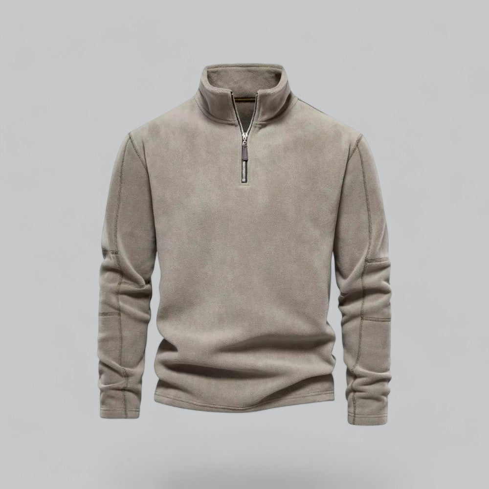 Valenti | Essential Fleece Quarter Zip Softshell Sweater