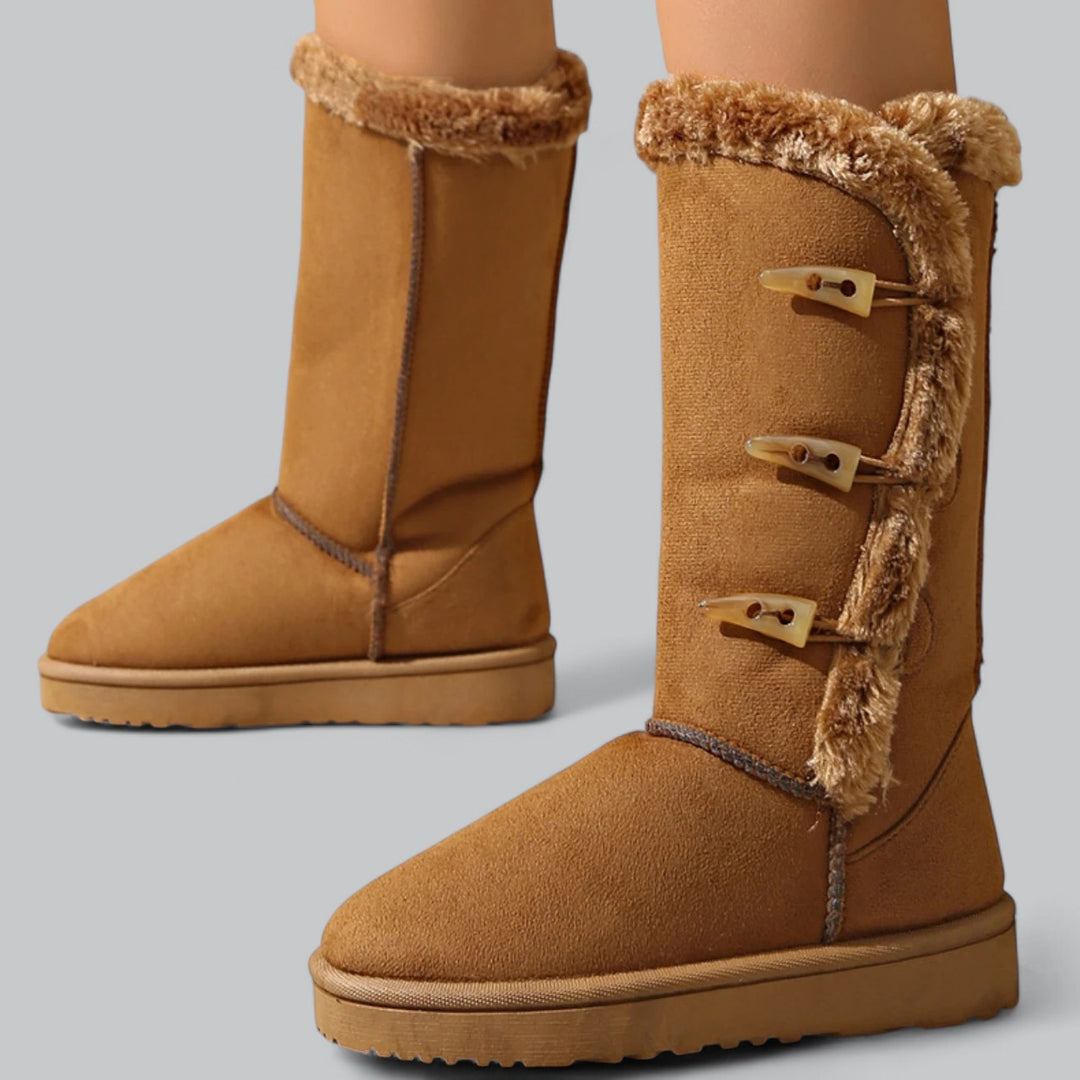 Valenti | Winter Plush Mid-Calf Snow Boots