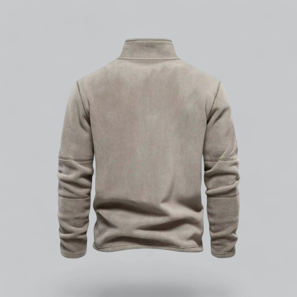 Valenti | Essential Fleece Quarter Zip Softshell Sweater