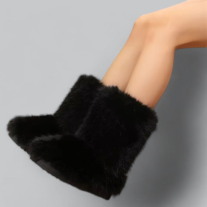 Valenti | Women's Faux Fur Plush Snow Boots Winter