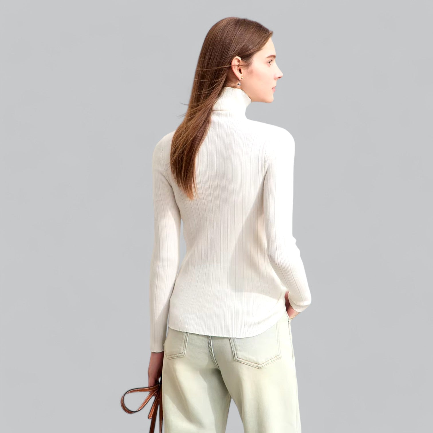 Valenti | Classy Luxury Cashmere Turtleneck Sweater Roll Neck Pullover