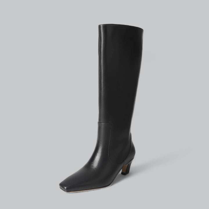 Valenti | Leather Knee High Boots